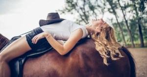 a woman taking a selfie